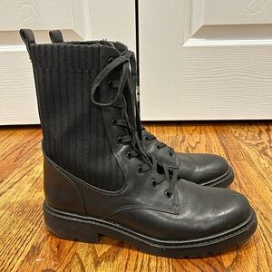 Sam Edelman Lydell black combat boot 8.5